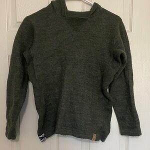 PAKA Olive Green Women's Hooded Sweater